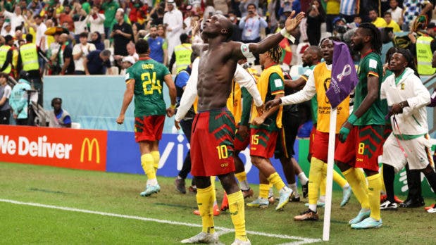 Qatar 2022: Camerún, primera selección africana en vencer a Brasil en el Mundial