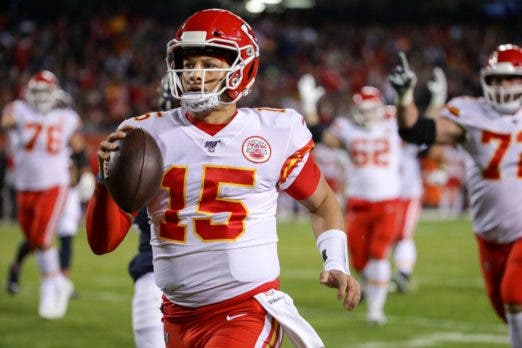 Los Chiefs le dan luz verde a Patrick Mahomes para el partido del domingo