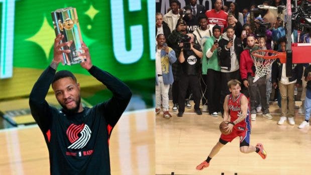 Lillard y McClung brillaron en tiros de tres y donqueos