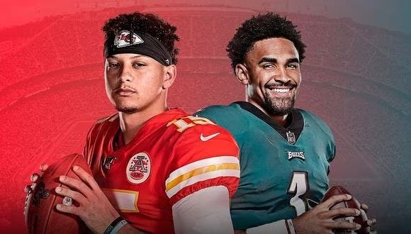 Todo listo para juego del Super Bowl entre Chiefs y los Eagles