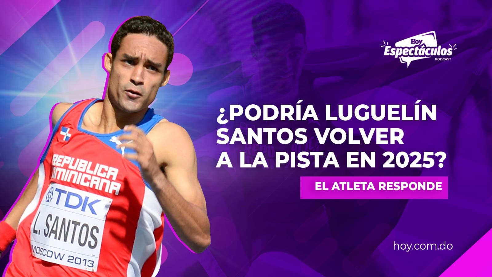 ¿Podría Luguelín Santos volver a la pista en 2025? El atleta responde